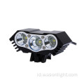 4 Mode Waterproof White LED Light Lampu Sepeda